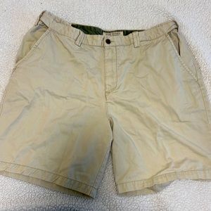 Tommy Bahama Mens Shorts Size 38 Blue Flat Front Chino‎ Slash Pockets Casual